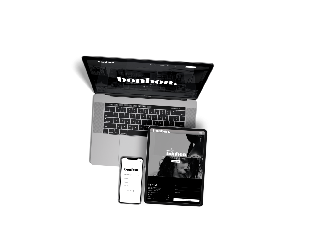 Hemsida Studio Bonbon